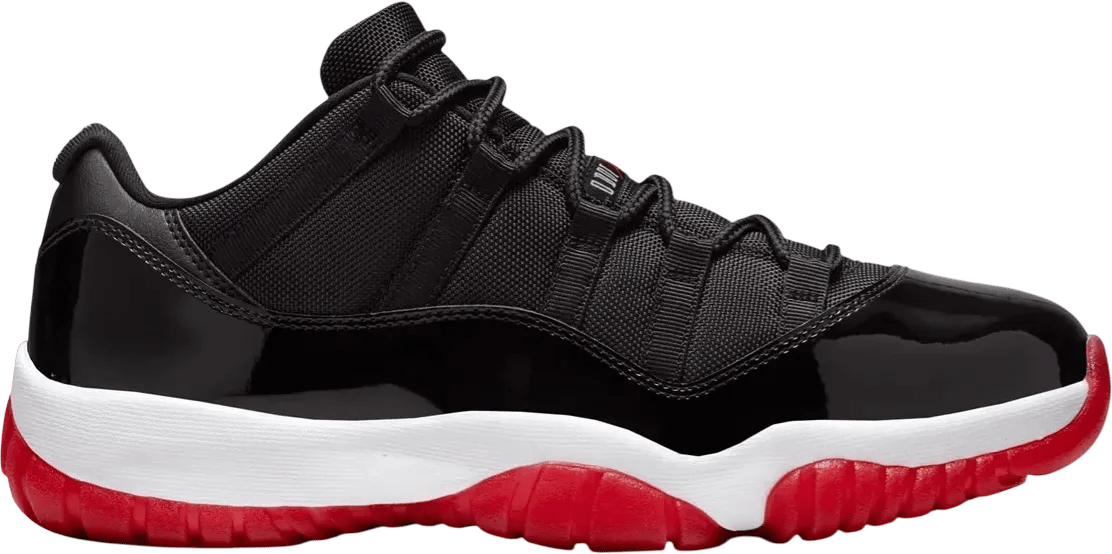 Nike Air Jordan 11 Retro Low Bred 2025 Custom Sneaker