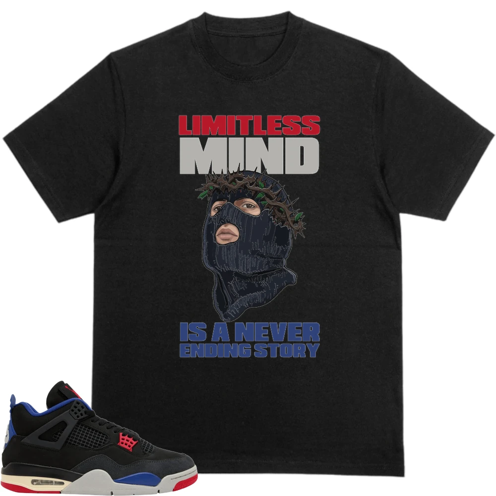 Nike Air Jordan 4 Rare Air Test Custom Sneaker Matching None T-Shirt (Limitless mind)