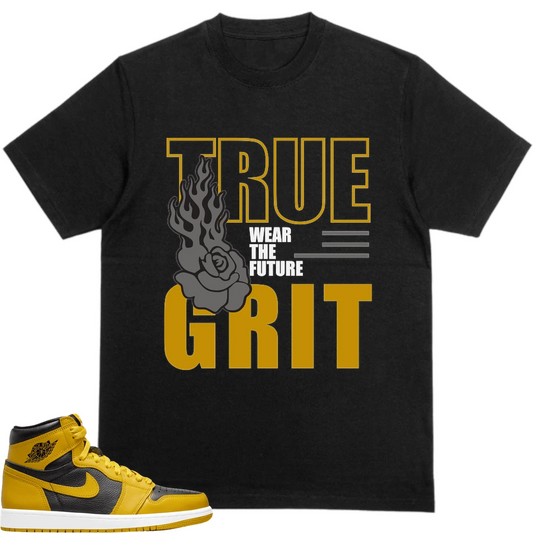 Nike Jordan 1 Retro High Og Pollen (Gs) Custom Sneaker Matching None T-Shirt (True Wear The Future)